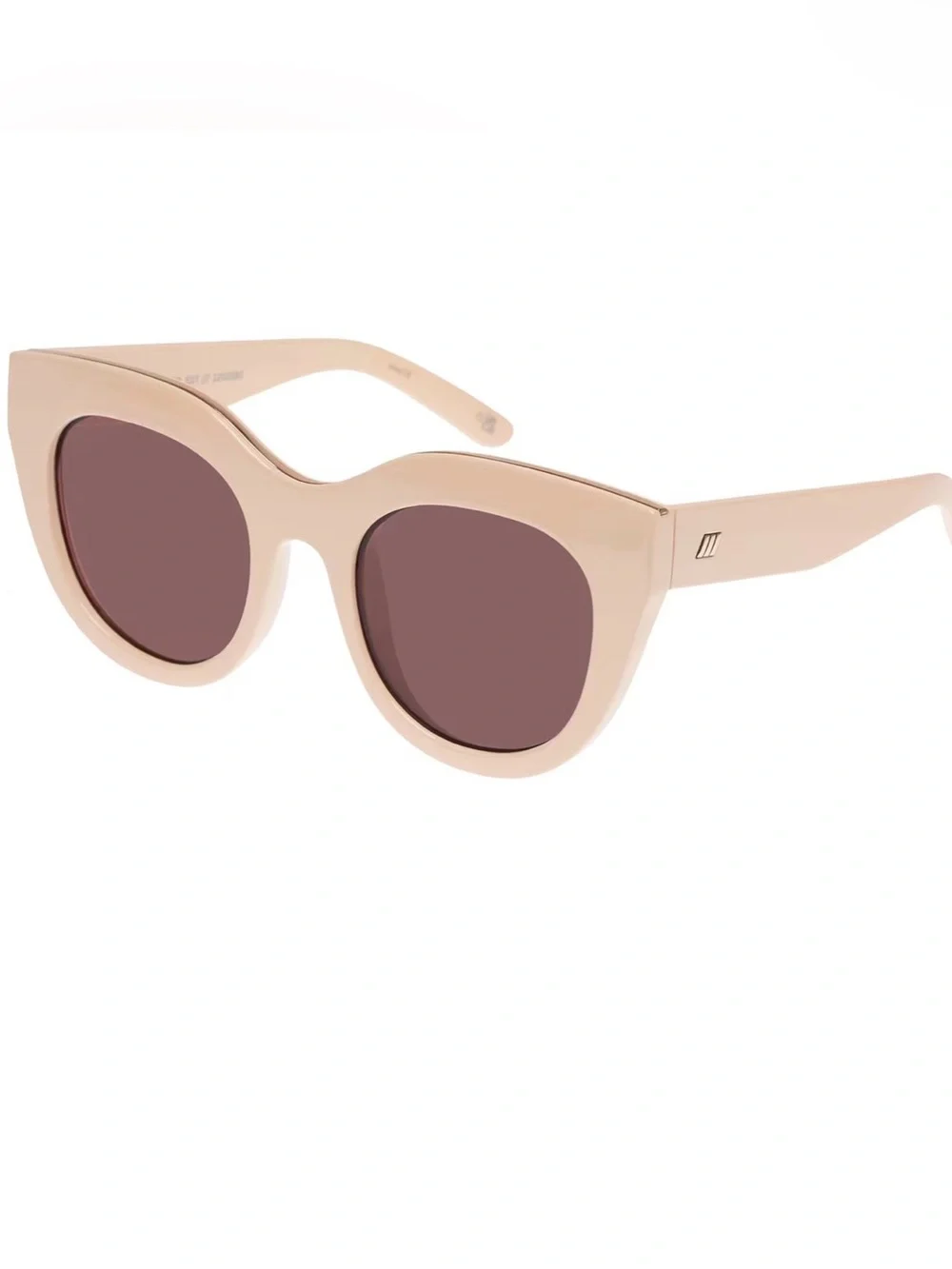 Le Specs Air Heart Sunglasses – Ivory/Cream | Authentic